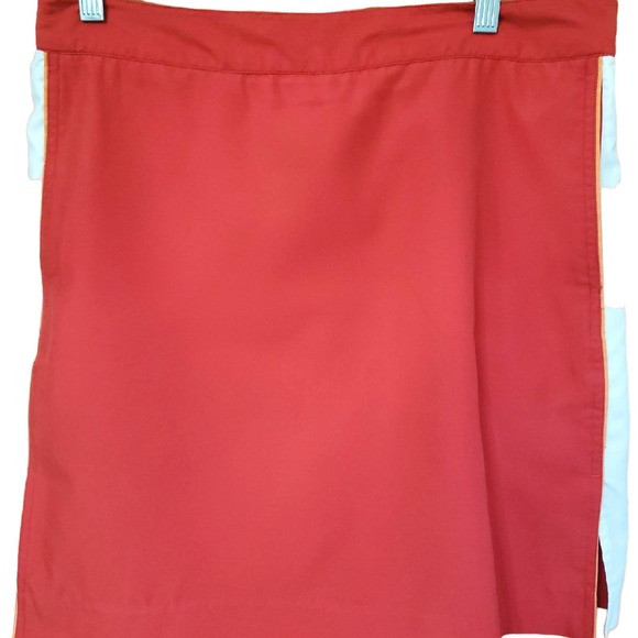 EUC Izod Skort Golf‎ Size 12 Womans Pockets Outdoors Athleisure Red Orange White - Picture 12 of 12